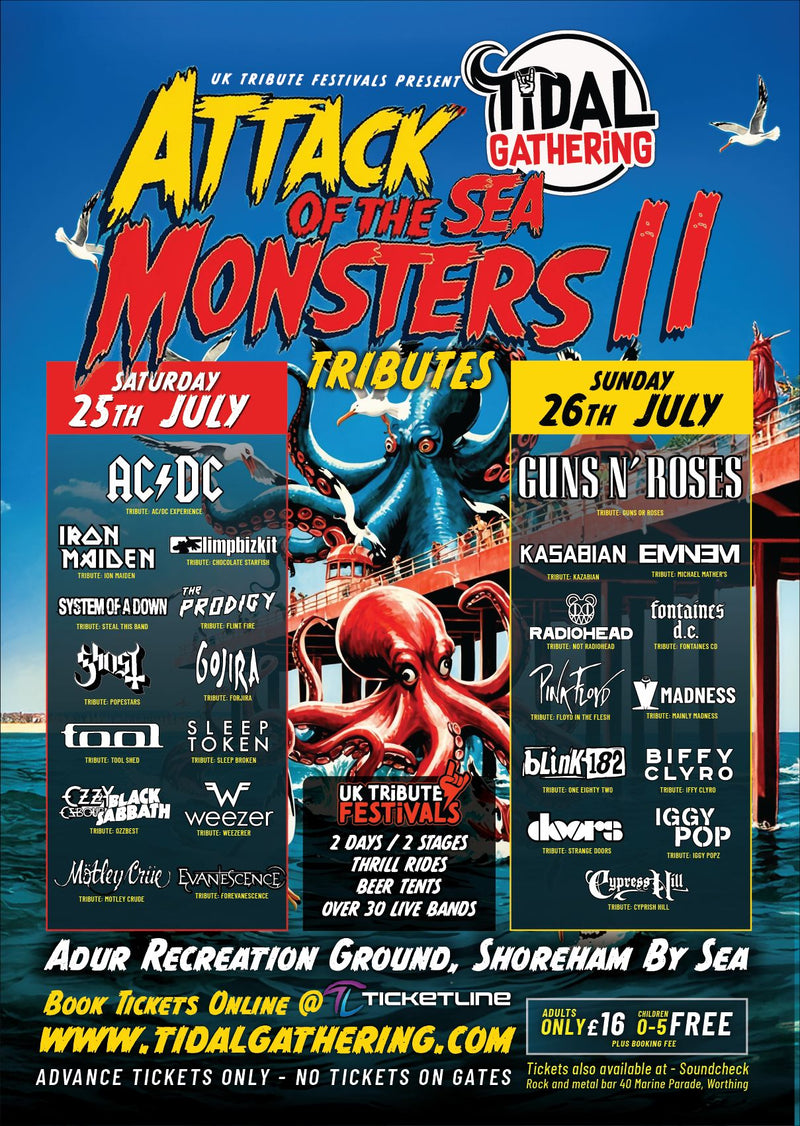 Tidal Gathering Event Poster 2026 - Attack of the Sea Monsters II